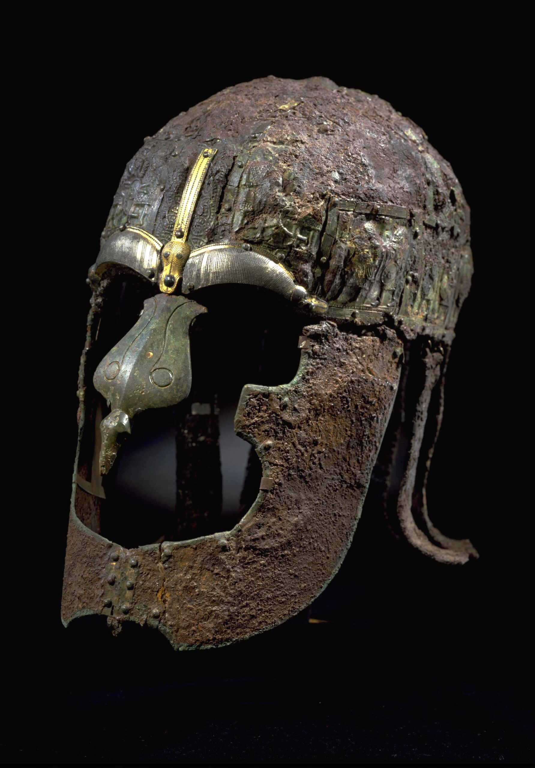 Helmet. Vendel, Uppland, Sweden. Historiska Museet, Stockholm, 120458. Photo: Sören Hallgren (CC BY).