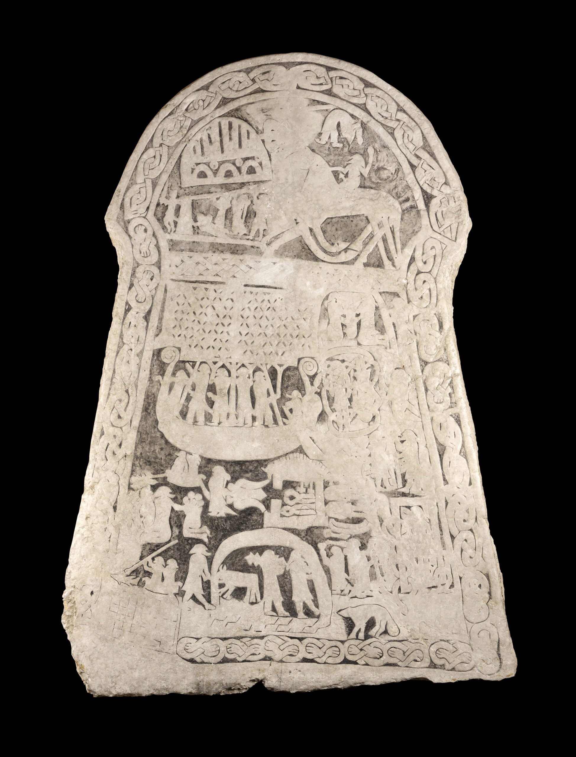 Picture Stone. Ardre, Gotland, Sweden. Historiska Museet, Stockholm, 108199. Photo: Helena Bonnevier, Historiska Museet (CC BY).