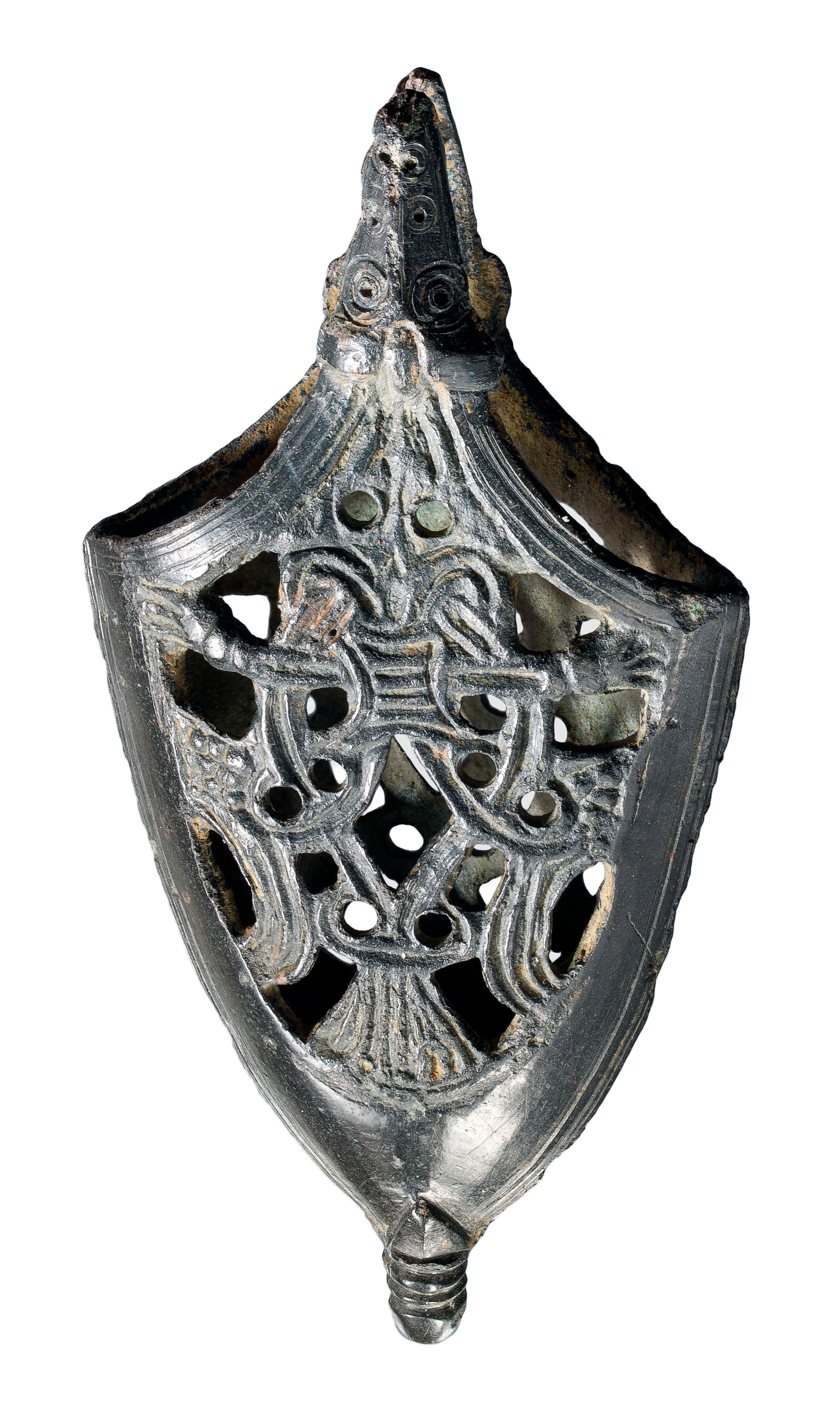 Sword Scabbard Mount. Bjergene, Sjælland, Denmark. Nationalmuseet, København, C34512. Photo: Arnold Mikkelsen (CC BY-SA).