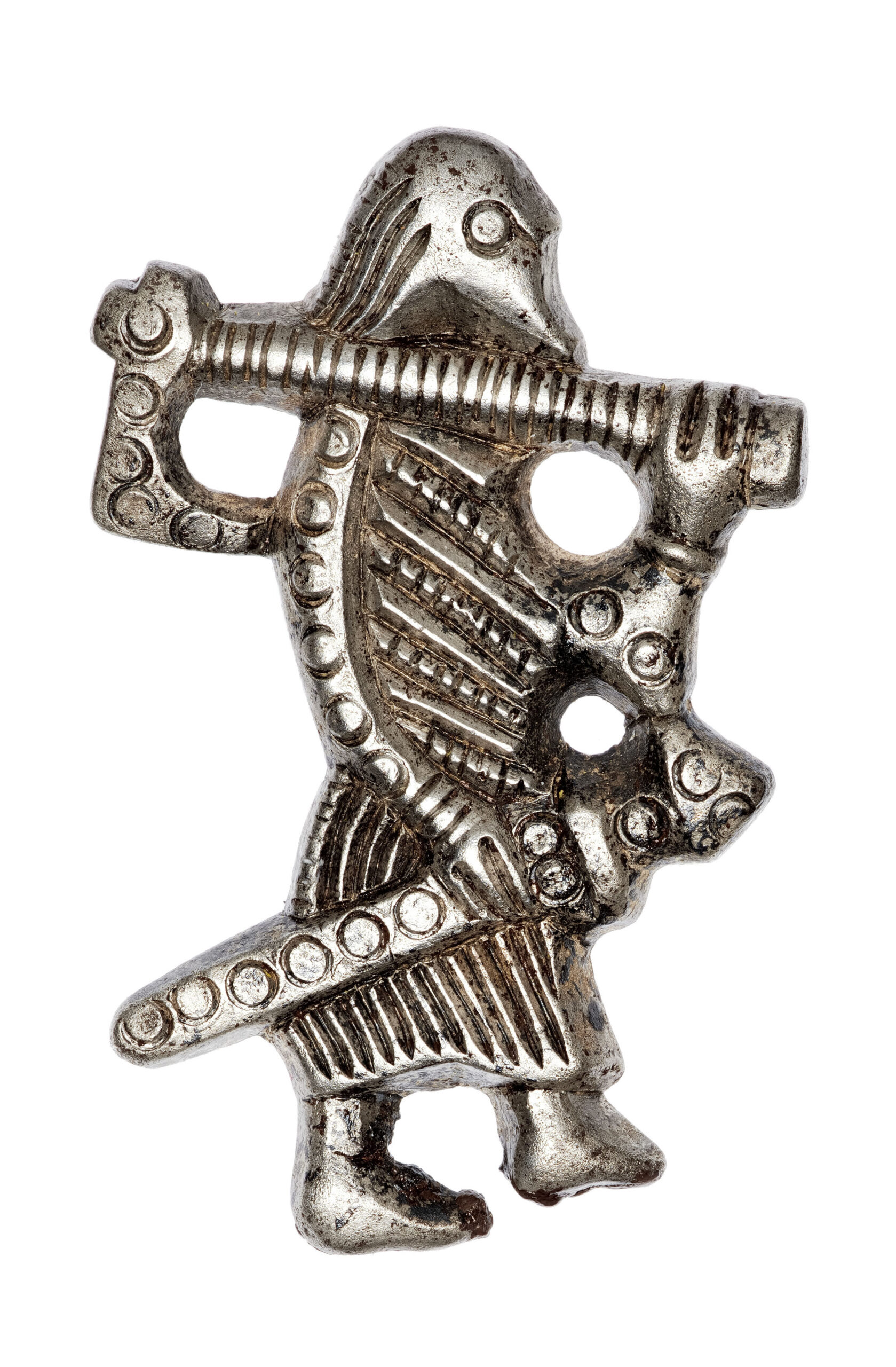 Man-shaped Pendant. Klahammar, Södermanland, Sweden. Historiska Museet, Stockholm, 1370416. Photo: Ola Myrin, Historiska Museet (CC BY).