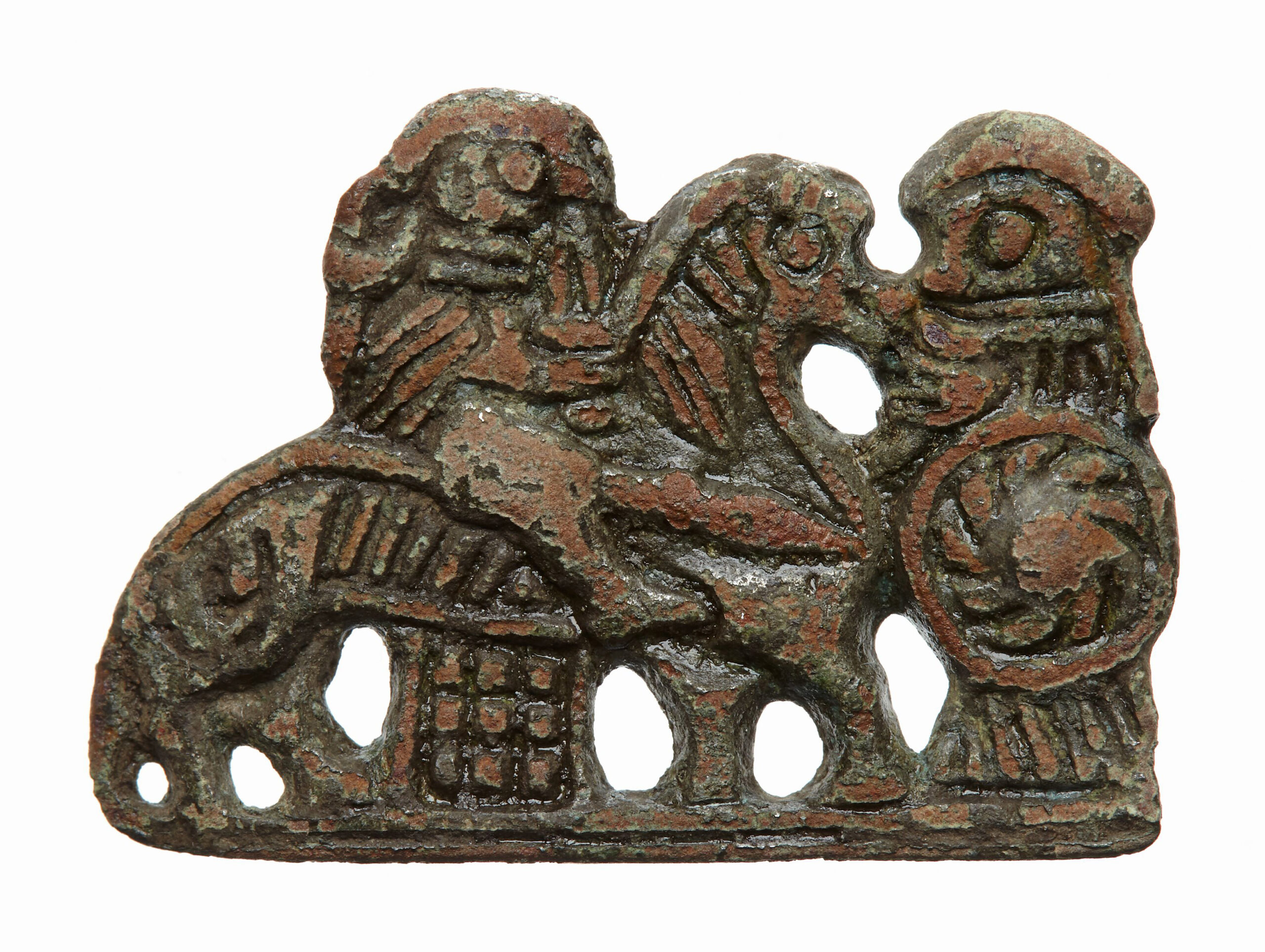 Valkyrie Brooch. Sønder Tranders, Jylland, Denmark. Nationalmuseet, København, C42888. Photo: Søren Greve (CC BY-SA).