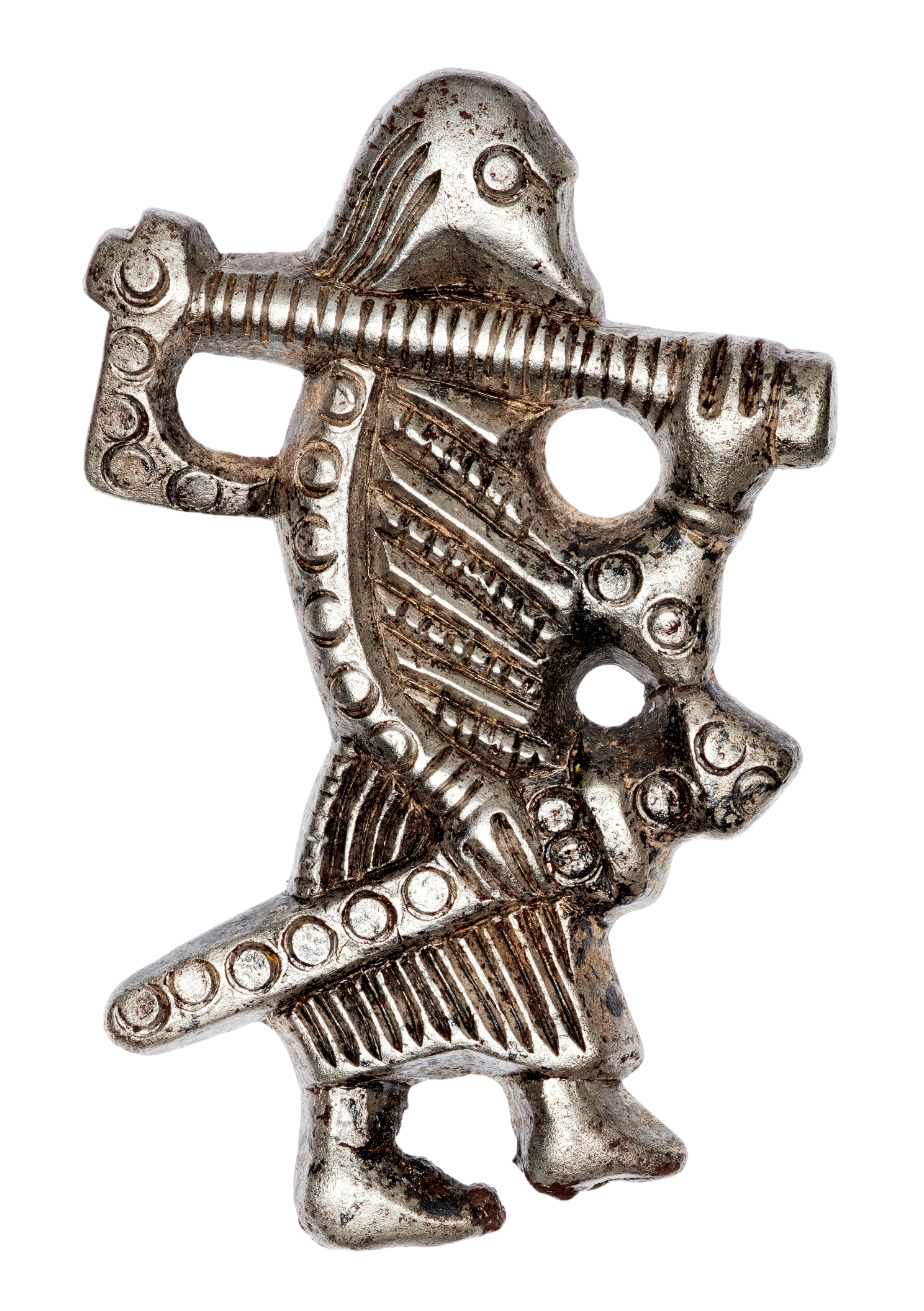 Man-shaped Pendant. Klahammar, Södermanland, Sweden. Historiska Museet, Stockholm, 1370416. Photo: Ola Myrin, Historiska Museet (CC BY).