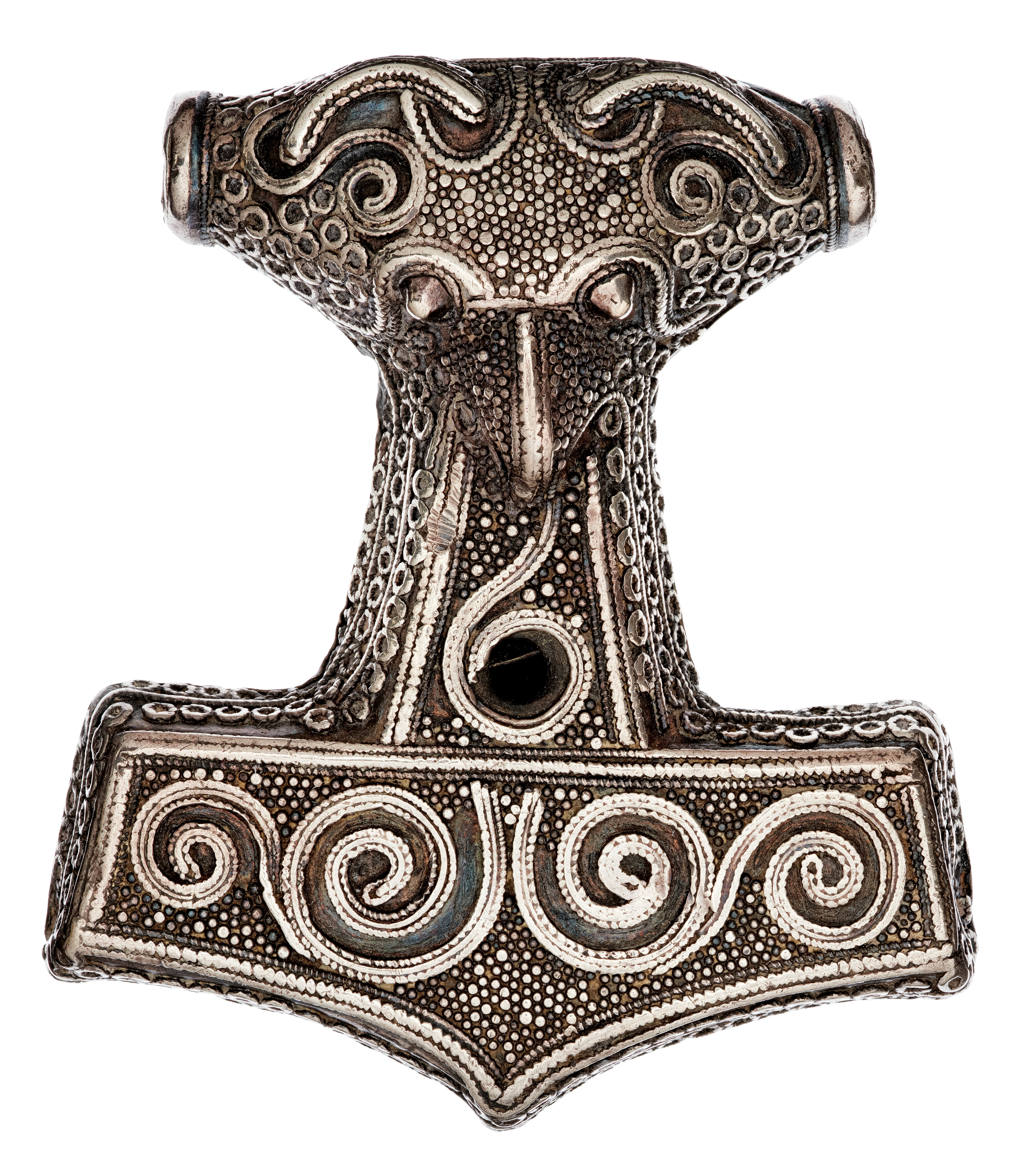 Mjölnir Pendant Skåne, Sweden. Historiska Museet, Stockholm, 106659. Photo: Ola Myrin, Historiska Museet (CC BY).