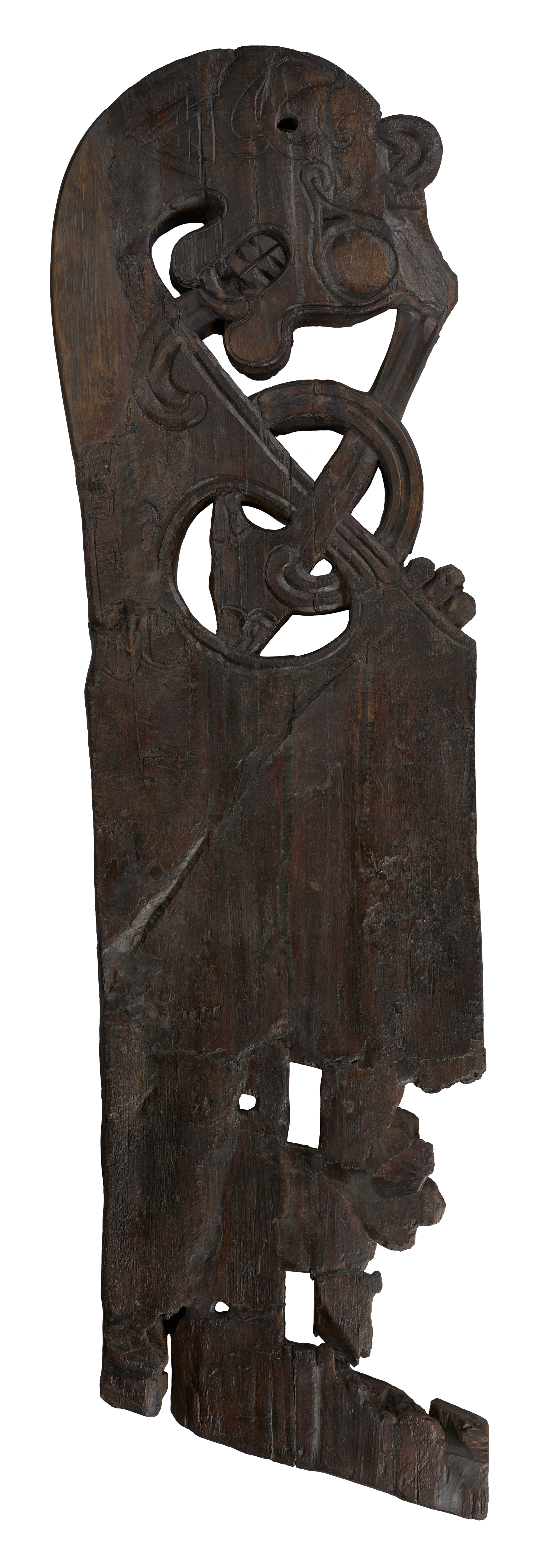 Bed. Oseberg, Vestfold, Norway. Kulturhistorisk Museum, Oslo, 55000/153. Photo: Mårten Teigen and Kirsten Helgeland (CC BY-SA).