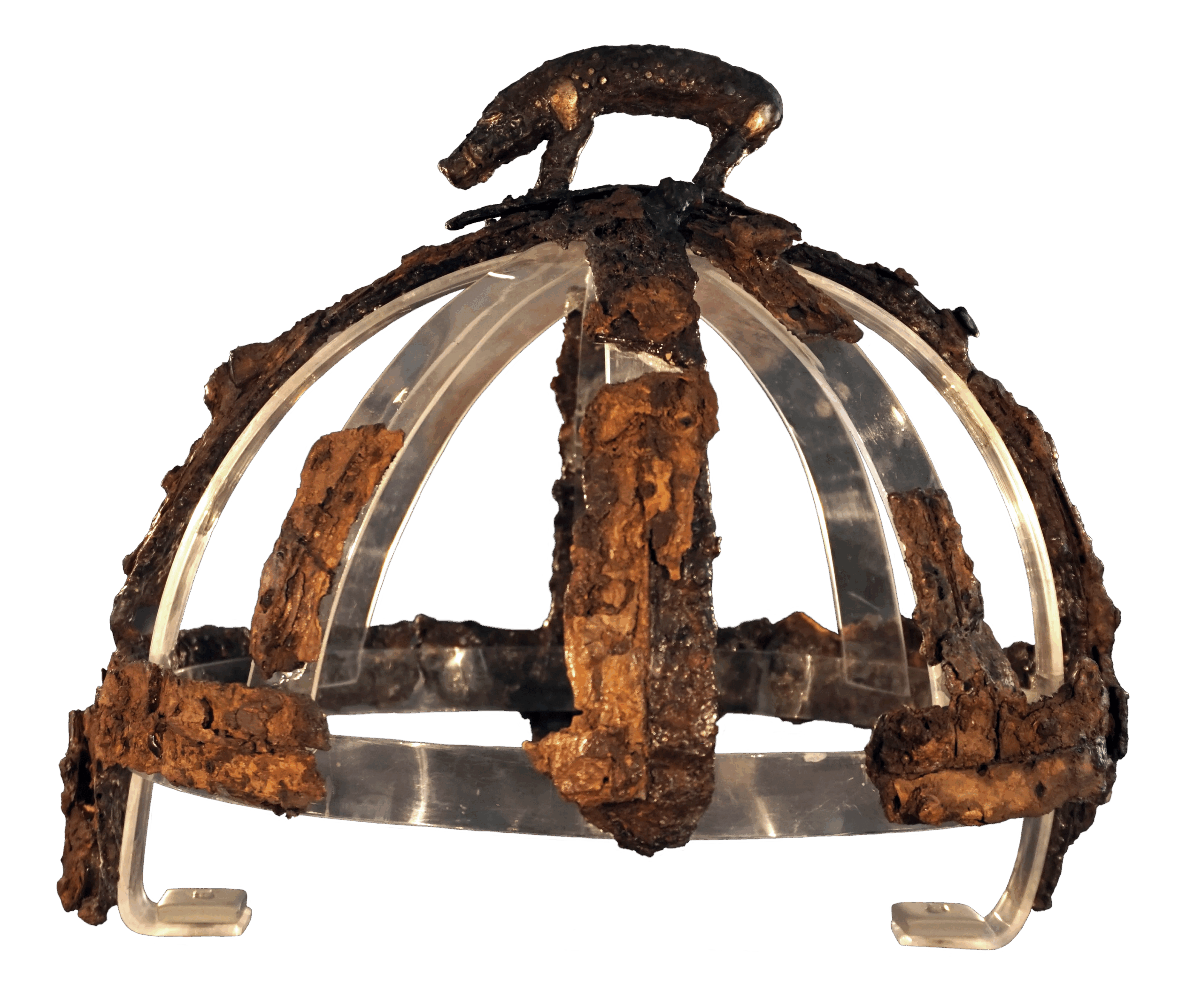 Helmet. Benty Grange, Derbyshire, England. Weston Park Museum, Sheffield. Photo: Public Domain.