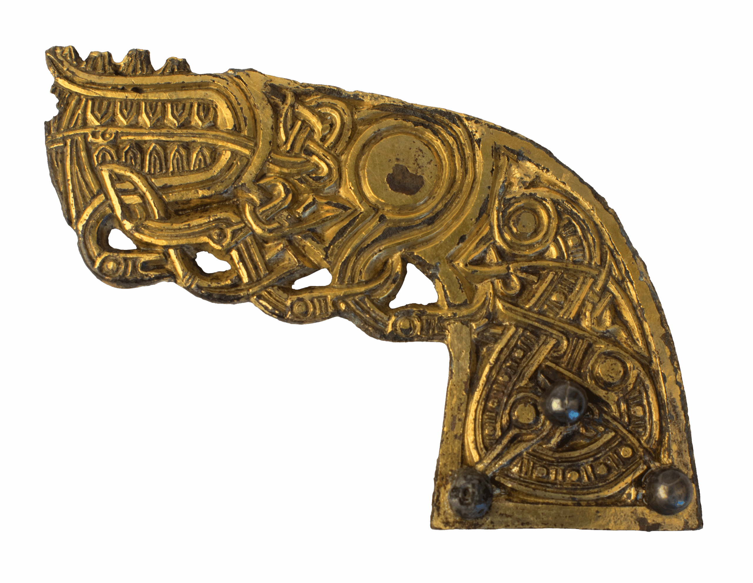 Harness Mounts. Valsgjärde, Uppland, Sweden. Uppsala universitet, Museum Gustavianum, Uppsala, UMF5906:0316; UMF5906:0347; UMF5906:0313; UMF5906:0312; UMF5906:0345; UMF5906:0346; UMF5906:0310; UMF5906:0304. Photo: (Public Domain).