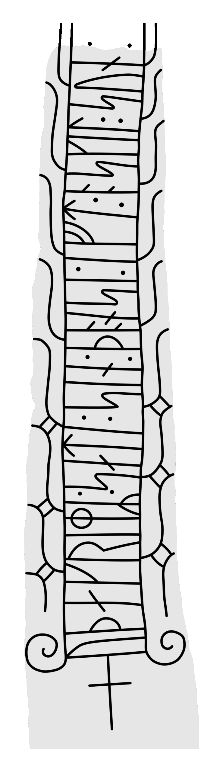 Runestone Vg 37. Illustration: Jonas Lau Markussen (CC BY).