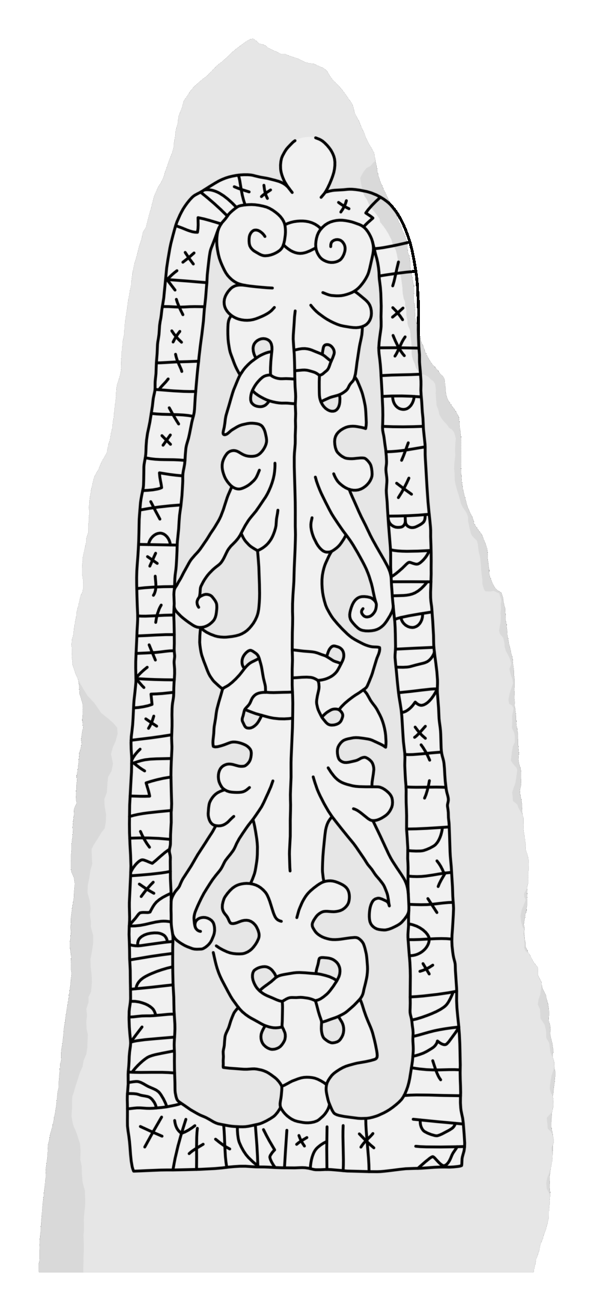Runestone Vs 13. Illustration: Jonas Lau Markussen (CC BY).