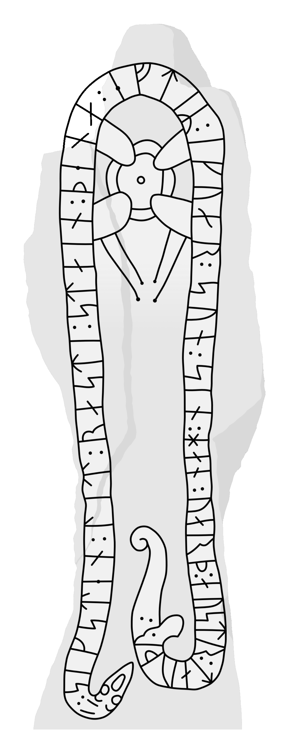 Runestone Ög 30. Illustration: Jonas Lau Markussen (CC BY).