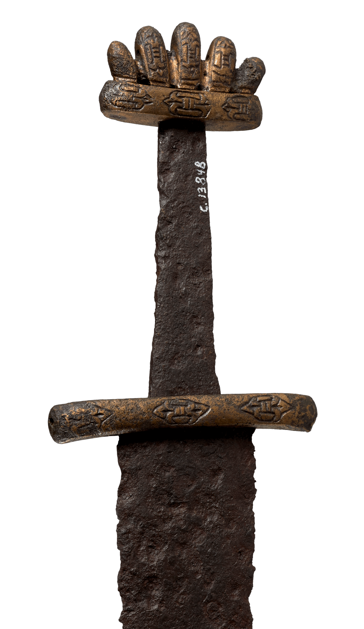 Sword. Berg, Innlandet, Norway. Kulturhistorisk Museum, Oslo, C13848. Photo: Kirsten Helgeland (CC BY-SA).