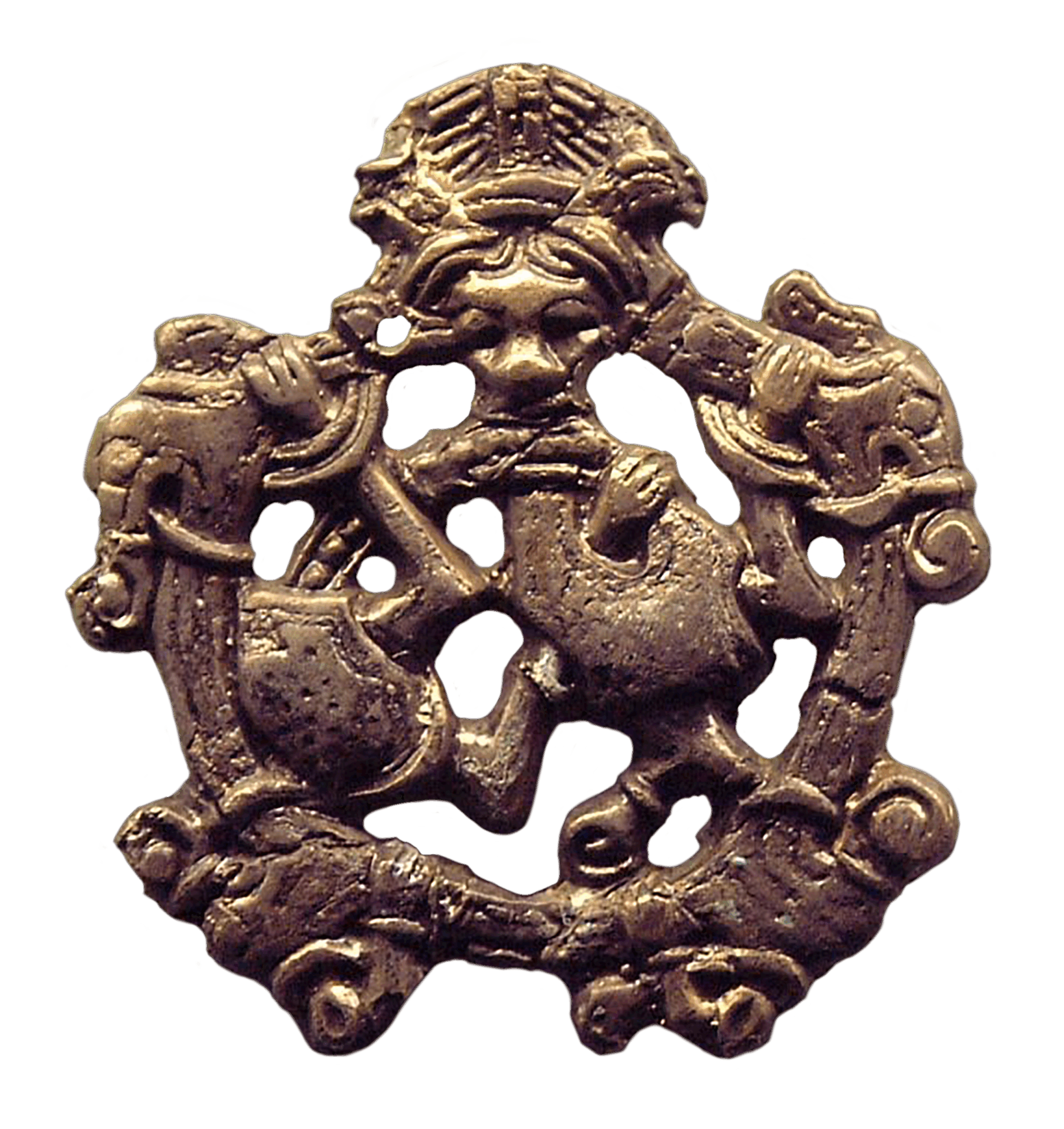 Gripping Beast Brooch. Haithabu, Schleswig-Holstein, Germany. Wikinger Museum Haithabu. Photo: Casiopeia (CC BY).