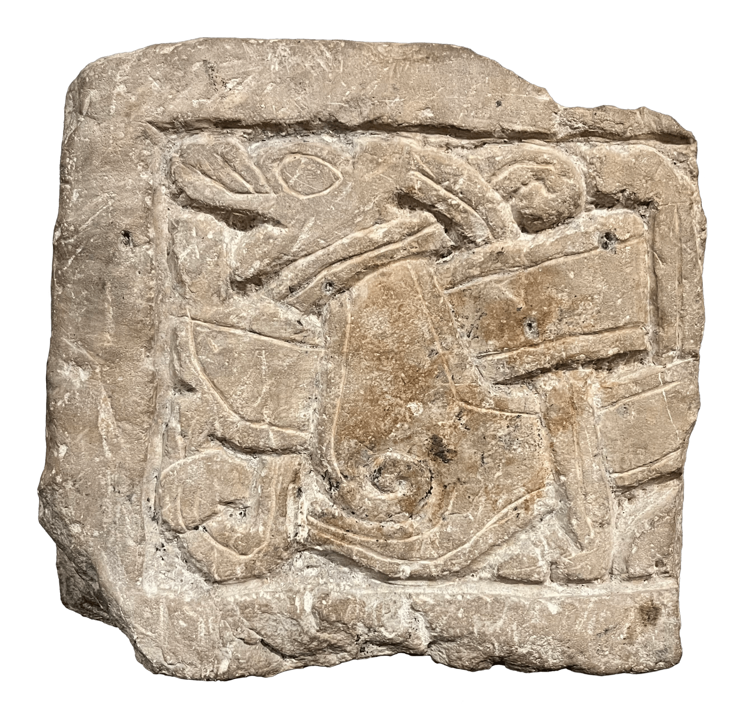 Grave Slab. Coppergate, York, England. Yorkshire Museum, York, 1977.7.2115. Photo: Jonas Lau Markussen (CC BY).