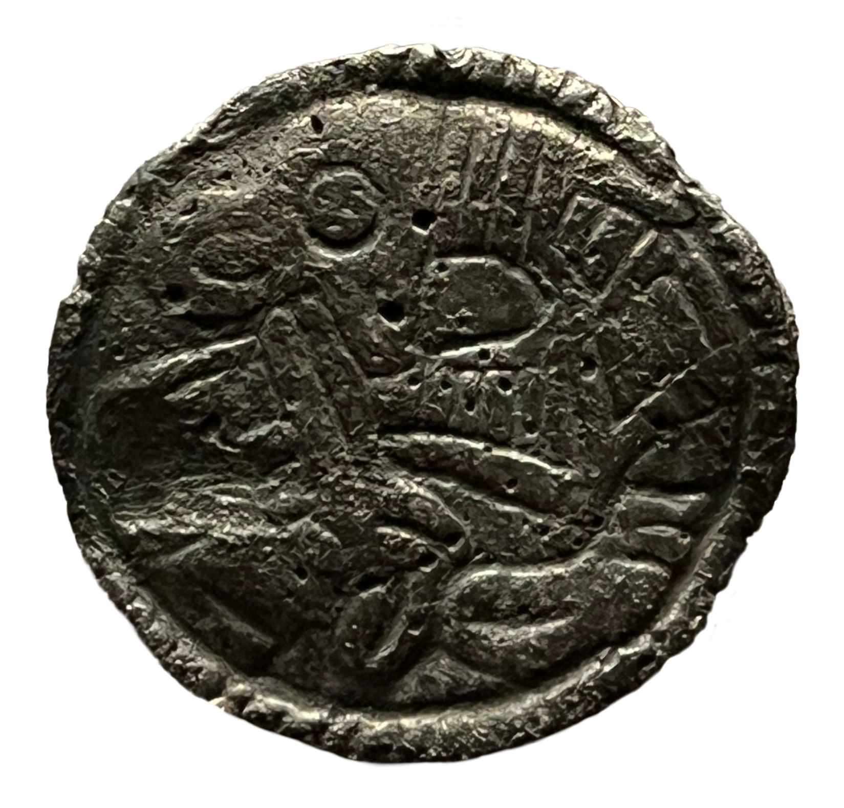 Disc. Coppergate, York, Yorkshire, England. Yorkshire Museum, York, 1980.7.9964. Photo: Jonas Lau Markussen (CC BY).