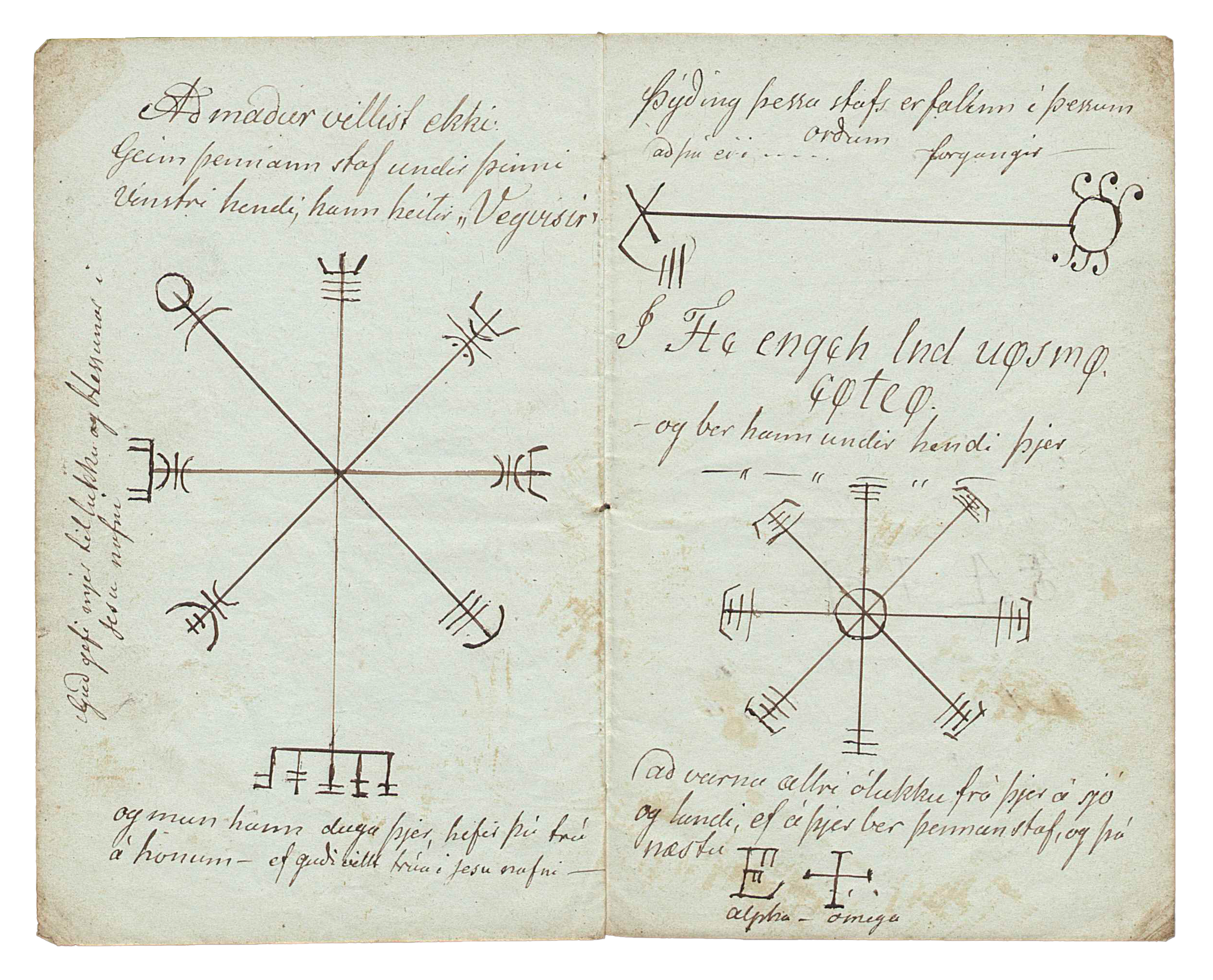 Manuscript. Iceland. Landsbókasafn Íslands Háskólabókasafn, Reykjavík, Lbs 4627 8vo. Photo: CC unknown.