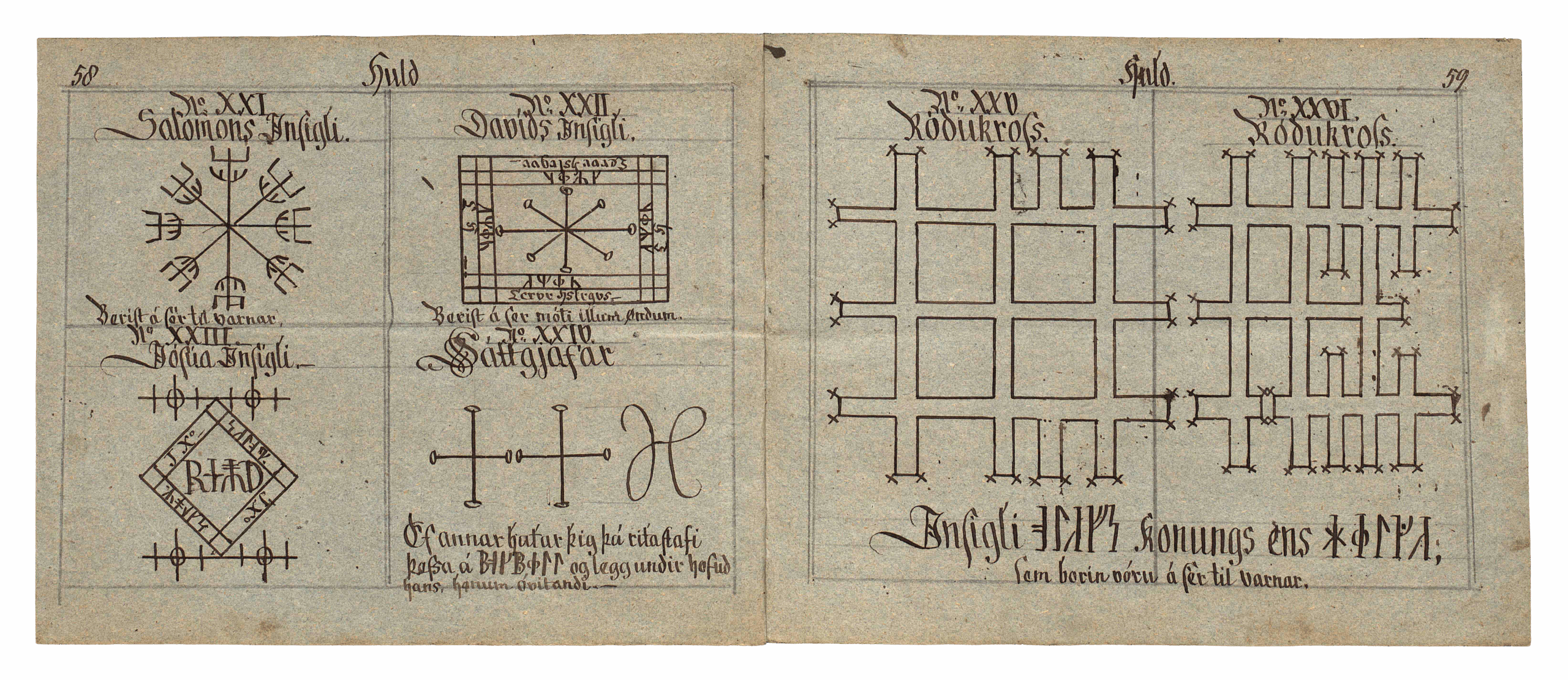 Manuscript. Iceland. Landsbókasafn Íslands Háskólabókasafn, Reykjavík, ÍB 383 4to. Photo: CC unknown.