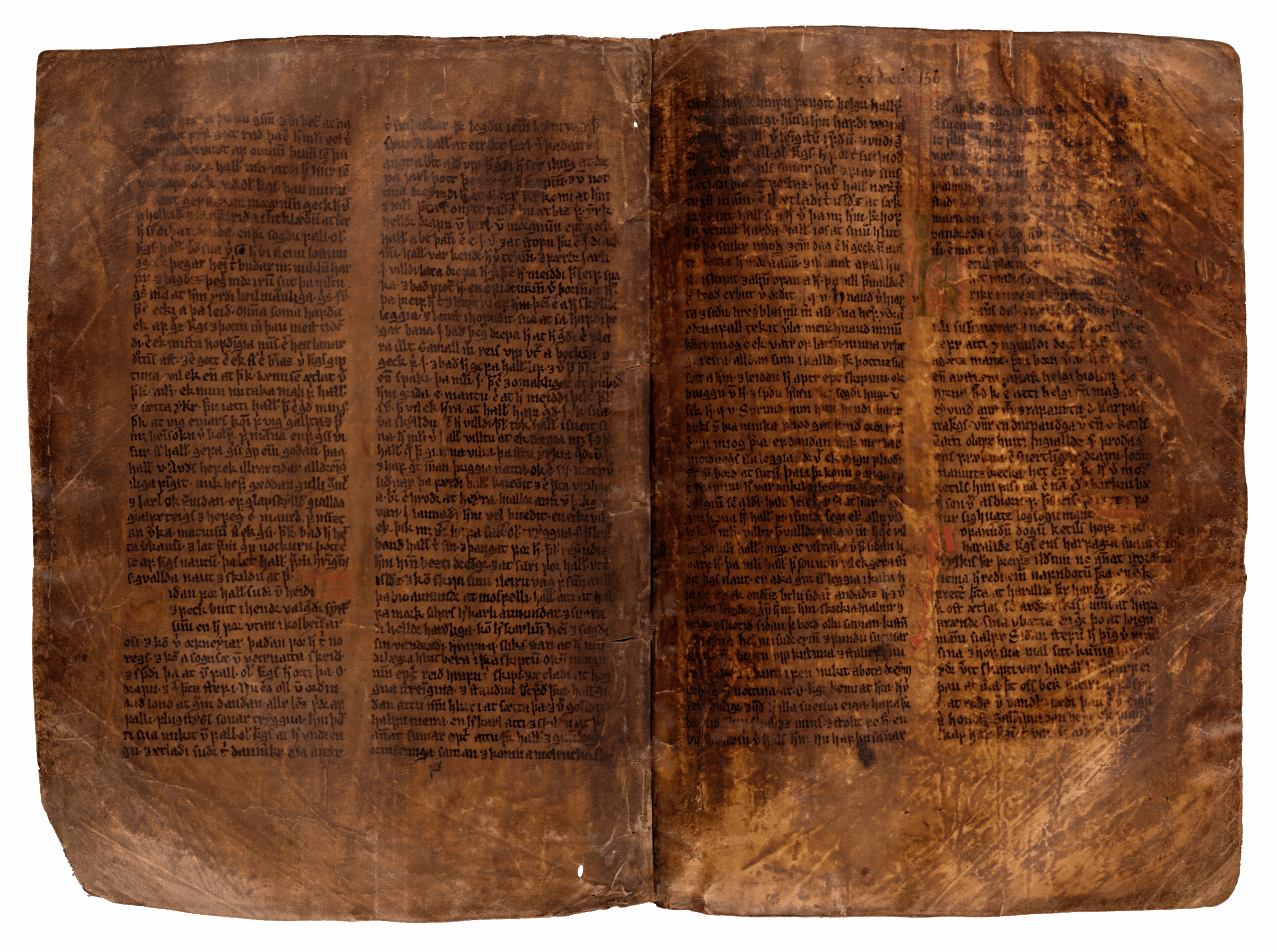 Manuscript. Iceland. Stofnun Árna Magnússonar í íslenskum fræðum, Reykjavík, AM 132 fol. Photo: CC unknown.